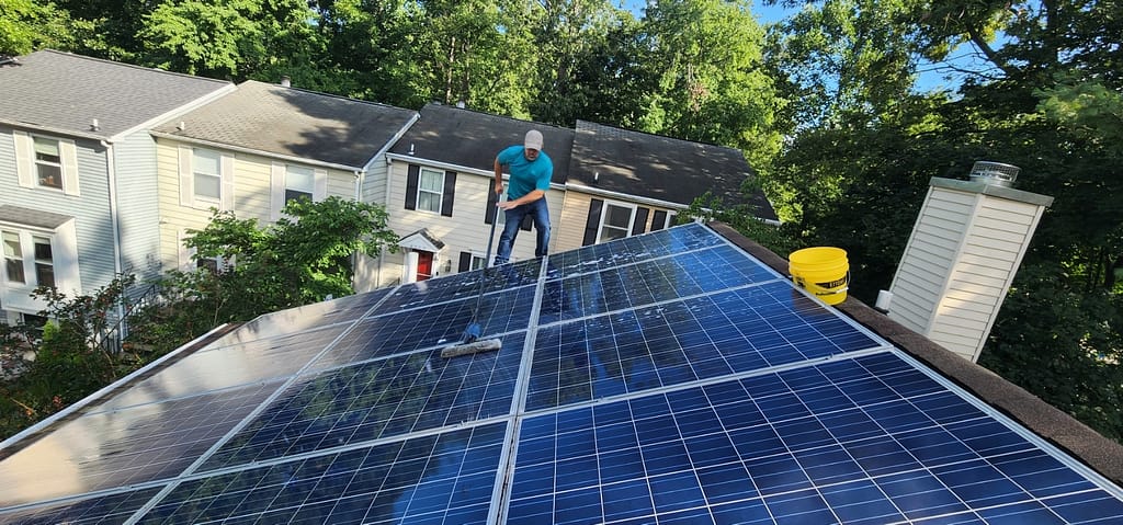 professional solar panel cleaners