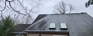 What is soft wash roof cleaning?