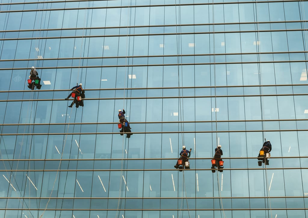 high rise window cleaning
