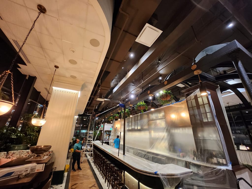 High Ceiling Cleaning